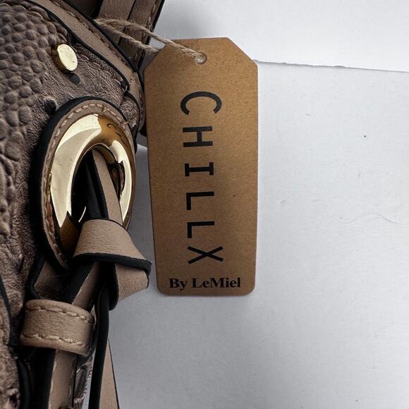 Le Miel 3 in 1 Ostrich Bag Set NWT Tote Handbag dust bag - Picture 6 of 9